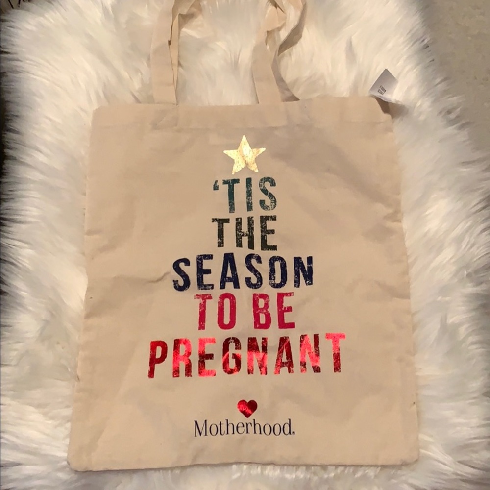 Motherhood Maternity Tote 100% Cotton